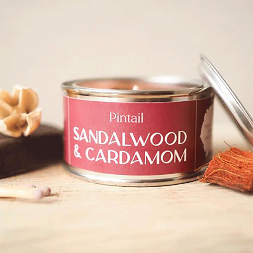 Pintail Candles Sandalwood & Cardamom Paint Pot Candle Extra Image 1